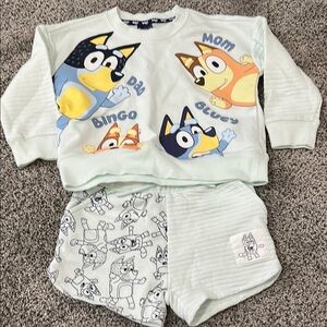 Kids Pajamas Set - Green